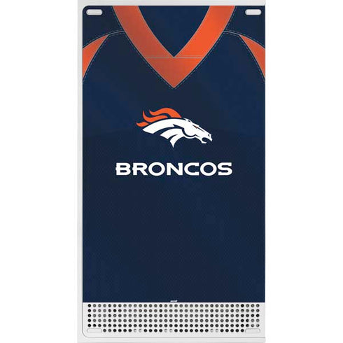 NFL Denver Broncos Team Jersey Xbox Series S Console Skin